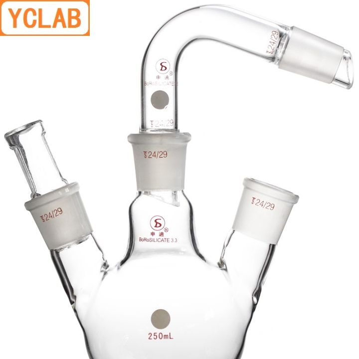 %E3%80%90InnovateWorld%E3%80%91YCLAB%20150mL%2019/26%20*%203%20Distillation%20Flask%20Oblique%20Shape%20with%20Three%20Necks%20Standard%20Ground%20Mouths%20Distilling%20Round%20Bottom%20-%20Image%204
