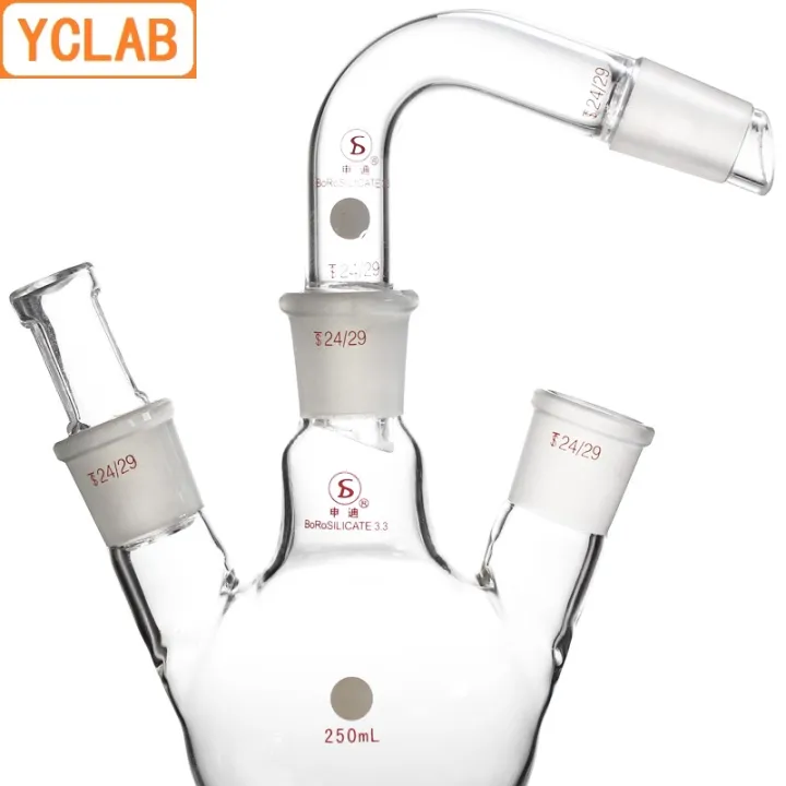 %E3%80%90InnovateWorld%E3%80%91YCLAB%20150mL%2019/26%20*%203%20Distillation%20Flask%20Oblique%20Shape%20with%20Three%20Necks%20Standard%20Ground%20Mouths%20Distilling%20Round%20Bottom%20-%20Image%204