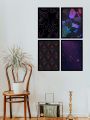 A4 Sized Poster Design Wall Posters Background Pattern PVC Framed Wall Decors. 