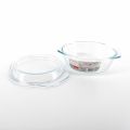 Round Casserole Dish with Lid Glass Bakeware Set 1.7L. 