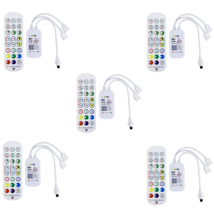 2X Tuya RGB Controller for LED Strip Light 3528 2835 5050 RGB Controler with 24Keys Remote Control