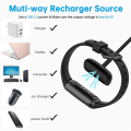 For Fitbit Charge 5/Luxe USB Wireless Magnetic Charger Cable 1M. 