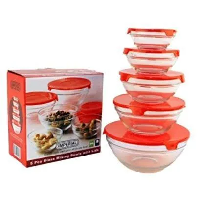 Glass%20Bowls%20Set%20With%20Lids%20-%205%20Pcs%20Glass%20Mixing%20&%20Serving%20Bowl%20Set%20Elegant%205-Piece%20Glass%20Bowl%20Set%20%7C%20Red%20Airtight%20Plastic%20Lids%20%7C%20Microwave%20&%20Dishwasher%20Safe%20-%20Image%202