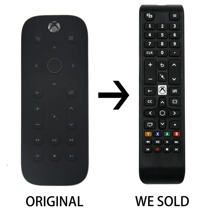 Remote Control For Xbox One Dvd Entertainment Multimedia Controle ...