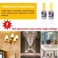 Quality Durable G4 LED Energy Saving Light Bead/ Wide Range Illumination Mini Lamp Bulb/ Household Replaceable Silicone Light Beads. 