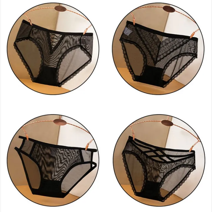 Lace%20Panties%20Transparent%20Panties%20For%20Women%20Hollow%20Low%20Waist%20Underwear%20Black%20Underpants%20Female%20-%20Image%206