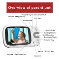 Baby Monitor Wireless Video New 3.2 Inch Intercom Temperature Monitoring Babysitter Nanny Night Vision Security Camera Babyphone. 
