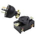 【Customizable】 2kw Generator Plug Socket 168f/170f Gx160 Anti-Loose Plug Socket Three-Pole Plug Ac250v 30a Generator Plug Electrical Equipment. 