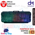 Fantech K511 Hunter Pro Gaming keyboard with LED Backlit USB Waterproof Keyboard. 