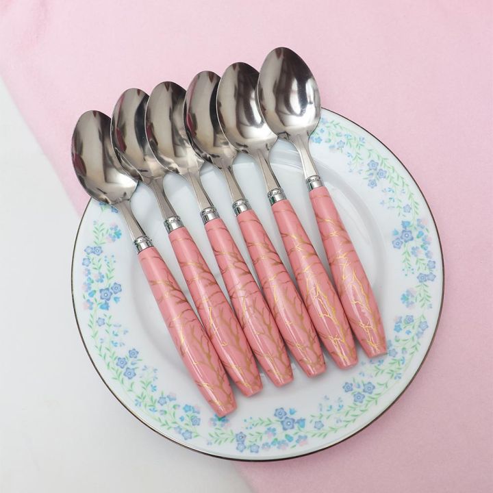 marble ceramic design Spoon set