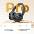 Soundpeats Space Pro Over Ear Headset 151H Playtime Headphones Wireless Earphones ANC Gaming Headphone BT5.4 Wireless Earphones. 