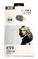 Kin K99 Extra Bass Stereo Headphones Grey. 