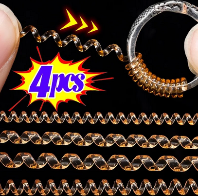 Cuttable Rope Ring Size Reducer Tool Adjustable Spring Rope Resin Elastic Fastener ...