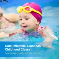 PVC Children Swim Buoyancy Sleeve with Inflator Cartoon Air Inflatable Arm Swim Ring Thicken Lightweight Pool Water Accessories. 