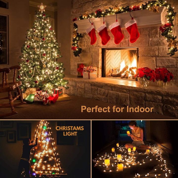 LED String Serial Light 7.25 Meters,100 Bulbs with 8 Modes Changing ...