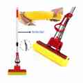 Sponge mop floor cleaning adjustable magic mop. 