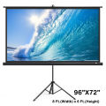 Portable Tripod Projector Screen (96"X72"). 