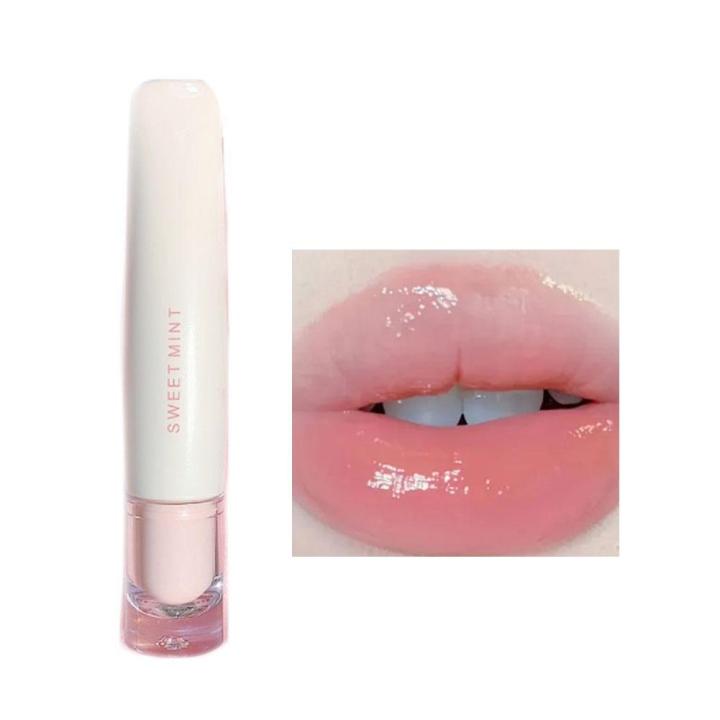 Sweet%20Mint%20Jelly%20Lip%20Glaze%20Non-stick%20Lip%20Tint%20Lasting%20Gloss%20Korean%20Lip%20Glass%20Liquid%20Moisturizing%20Crystal%20Lipstick%20Cosmetic%20B8F5%20-%20Image%205