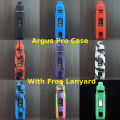 [Ship Today] Argus Pro Silicone Cover Texture Protective Rubber Sleeve Shield with lanyard for voopoo Argus Pro Case. 