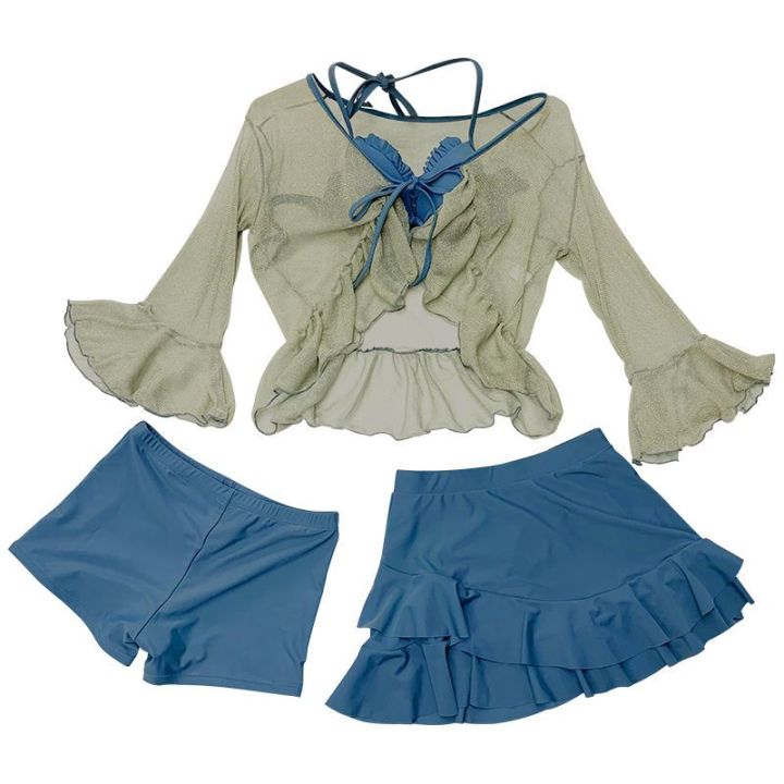 Swimsuit%20Fairy%20Fan%20Student2023New%20Bikini%20Three-Piece%20Blouse%20Conservative%20Spa%20Thin%20Covered%20Belly%20-%20Image%208