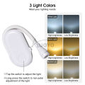 Auoyo Desk Lamp Book Clip Lamp Mini Book Light Mini Clip on Desk Lamp Flexible Reading Lamp Portable Eye Protect Light Rechargeable USB Desk Lamp LED Study Reading Working Light with 3 Light Colors. 