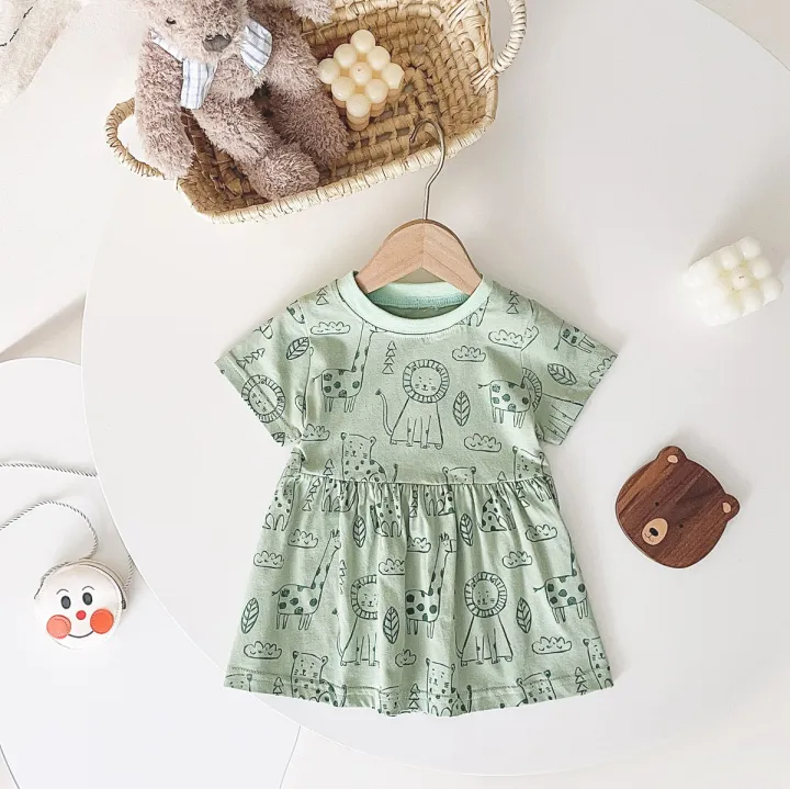 Cute%20Animal%20Summer%20Baby%20Dress%20Holiday%20Short%20Sleeve%20Kids%20Girls%20Clothing%20Casual%20-%20Image%208