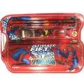 Spider man stationery Box Set pencil box eraser sharpener Ruler. 