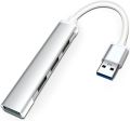 4 In 1 Multiport Type C hub USB 3.0 to 4 Ports USB 3.0 Aluminum Alloy HUB Adapter for Computer Transfer Data USB HUB adapter. 