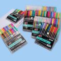 【Big savings】 Kid Rollerball DIY Office Flash School Stationery Supplies Flash Marker Pen Colored Signing Pen Glitter Gel Pens Set Drawing Color Pen Fine Tip Markers.