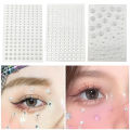 Face Gems Sparkling Face Jewels for Women Festival Makeup Gems Non-irritating Adhesive Eye Gems Beauty Supplies Face Jewelry. 