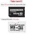 TISHRIC Memory Stick Pro Duo Card Reader Micro SD SDHC TF To Memory Stick MS Pro Duo Adapter for Game /PSP/Camera. 
