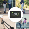 H6C Electric Bike LCD Display Meter 24V-60V E Scooter LCD Panel Color Screen With USB UART For Electric Bike Replacement Parts Accessories (SM 5PIN). 