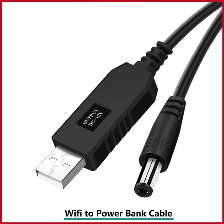 WiFi%20to%20Powerbank%20Cable%20Converter%20USB%205V%20to%2012V%20USB%20Connector%20Router%20Modem%20Adaptor%20-%20Image%203