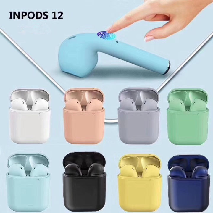 Airpods Tws True Wireless Bluetooth Headset Earbuds For Mobile Phone (Features I7s I11 I12 I15 Pro 3 4 5 6 Airdots Inpods i7 Single) White Black Blue 178236118 STYLES-CMB (PVT) LTD