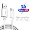 Micro USB Cable 3A Fast Charging Wire Mobile Phone Line USB Adapter Cable Cord For Samsung Xiaomi Andriod Mouse PS4 GamePad Data. 