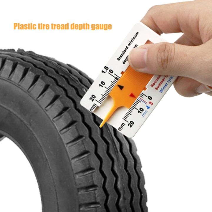 Auto Tyre Tread Depth Gauge Caliper Profile Marking Tool 0-20mm Tire Wheel Measure Tools For Car Motorcycle Caravan Trailer
