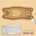 Cute Cartoon Mouse Mat Oversized Shaped Water-Absorbing Quick-Drying Girl Good-looking Notebook Keyboard Table Mat. 
