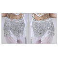 Yfashion Professional Belly Dance Skirt Hip Scarf With Tassel Latin Dance Hip Belt Performance Costume. 