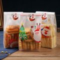 50Pcs  Plastic Gift Bags Cookie Candy Biscuit Packaging Bag For  Decoration. 