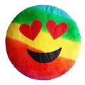 Rainbow Emoji Pillow. 