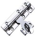 Stainless steel Door Bolt Lock Latch Slide Barrel Bolt Clasp Set Long 6". 