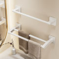 Self-adhesive Home Bathroom Towel Rack Holder Without Drilling Wall Mount Towel Shelf Kitchen Bathroom Accessories Towel Hanger. 