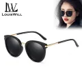 LouisWill Newest Unisex Polarized Sunglasses Anti UV Lens Retro Eyewear Accessories Sun Summer Eye Glasses for Men/Women with A Free Sunglass Bag. 