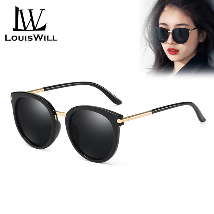 LouisWill Newest Unisex Polarized Sunglasses Anti UV Lens Retro Eyewear Accessories Sun Summer Eye Glasses for Men/Women with A Free Sunglass Bag