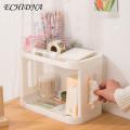 Durable Desk Organizer Stylish Double-layer Desktop Shelf Organize Small Items Paper Towels Efficiently Double Layer Storage Rack. 