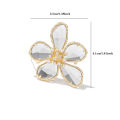 For Suit Sweater Shirt Broche Women's  Flower Brooch Vintage Jewelry Retro Style Brooches Decoration. 