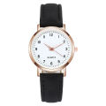 【ZIME】Luminous Watch Ladies Simple Digital Retro Frosted Leather Small Fresh Casual Watch Ladies Quartz Watch. 