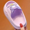 【WEJA】GVC4261 Summer Outdoor Indoor Kuromi Beach Slippers KIds Flat Sandals Flat Shoes Cinnamoroll Cartoon Bathroom Sliders Shoes Women Slippers Flip Flops Children's Slipper. 