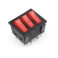 Big Rocker Switches With Red Ligh Three-Way Switch 9 Pin 2 Position multi-knife single-throw 16A/30A 250V AC ON-OFF. 