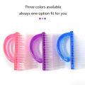 Cleaning Nail Brushes Manicure Remove Dust Nail Cleaning Tool Large Plastic Manicure Pedicure Soft Fiber Wool Exfoliating Brush Cologo. 